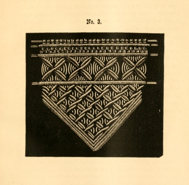 Historical macrame photo from The Imperial Macrame Lace book