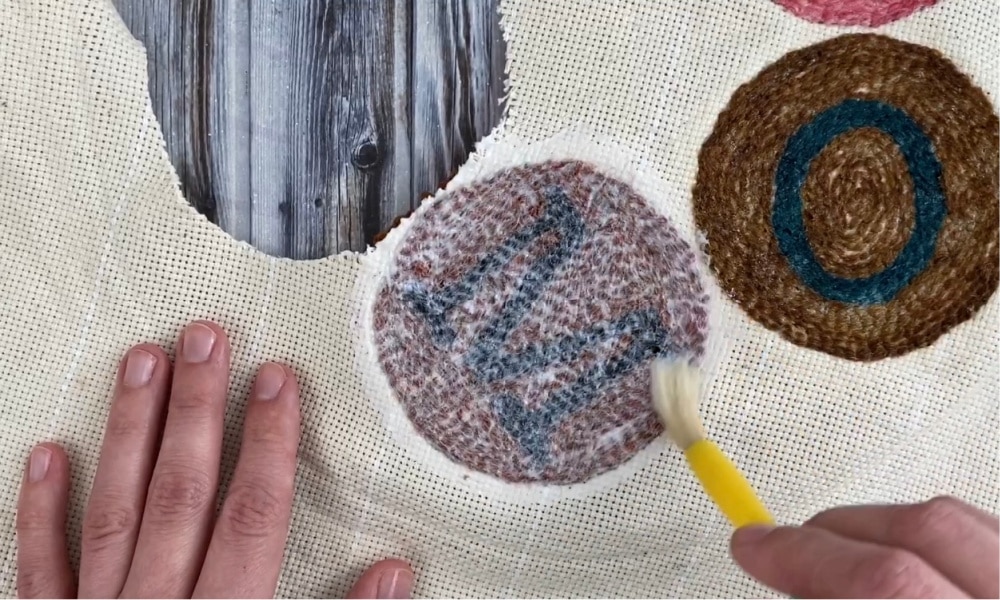 How to Finish Punch Needle Coasters (Quick and Easy!) Marching North