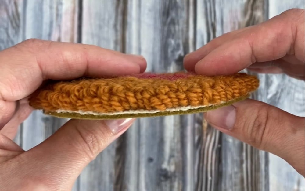 Punch needle coaster that's all cut out