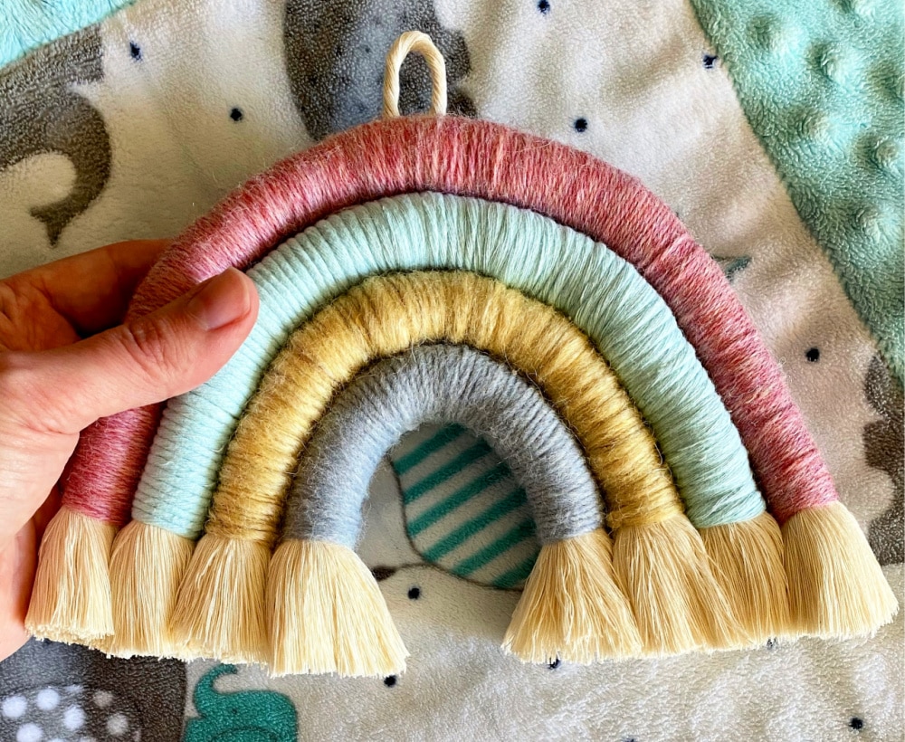 finished rainbow