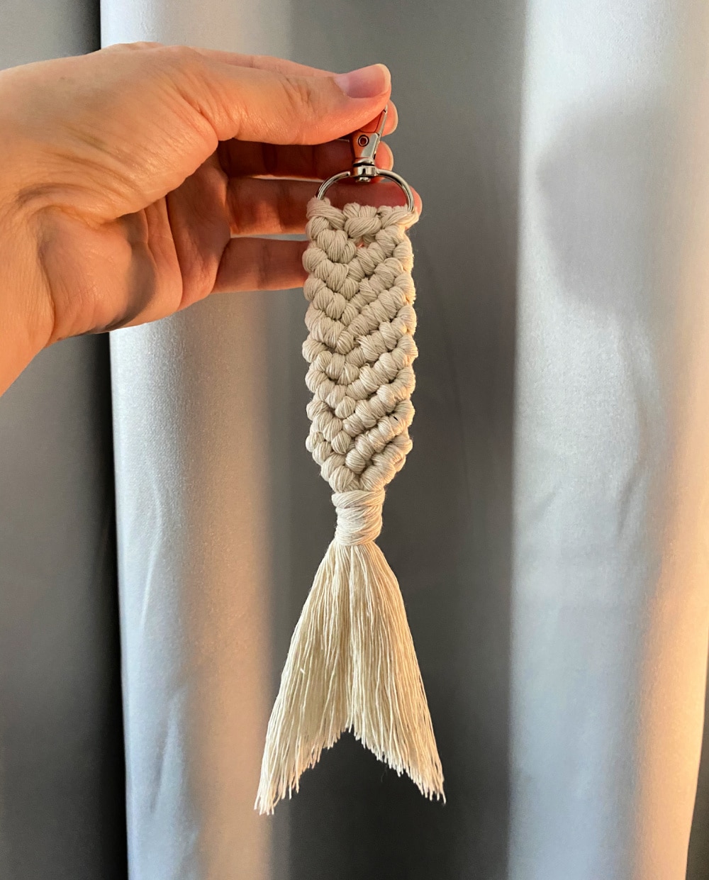 A DIY Macrame Keychain Tutorial: Easy and Beginner-friendly - Fish & Bull