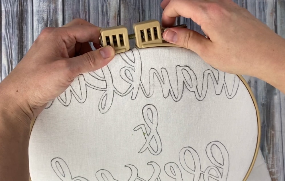 DIY Farmhouse Inspired Punch Needle Pillow Case