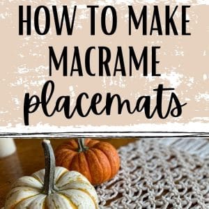 macrame placemats