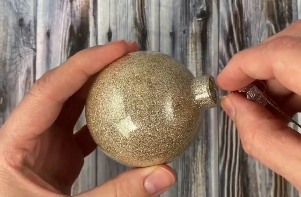 put the tops back on the glitter ornaments