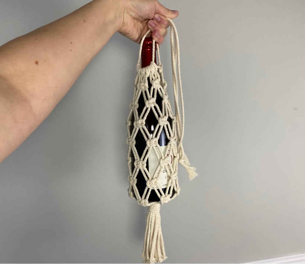 How To Make a Macrame Cord Cover