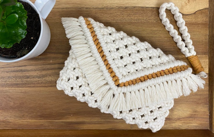 DIY Macrame Clutch Purse (Step by Step) | Easy and Elegant!