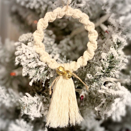 7 Easy Macrame Christmas Ornaments (with Free Patterns!)