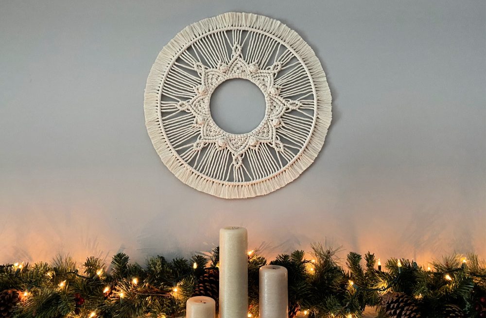 Simple Macrame Mandala Wall Hanging // Tutorial & Video!