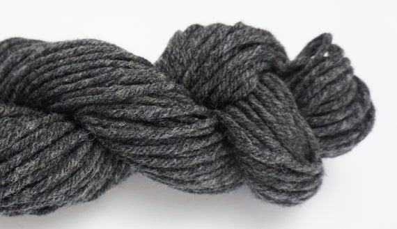 4 Ply Dark Grey Rug Wool Yarn