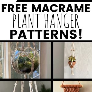free macrame plant hanger patterns