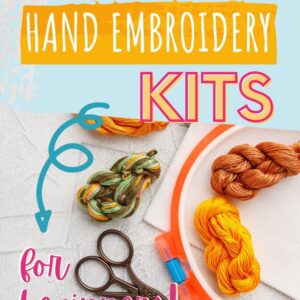 modern hand embroidery kits