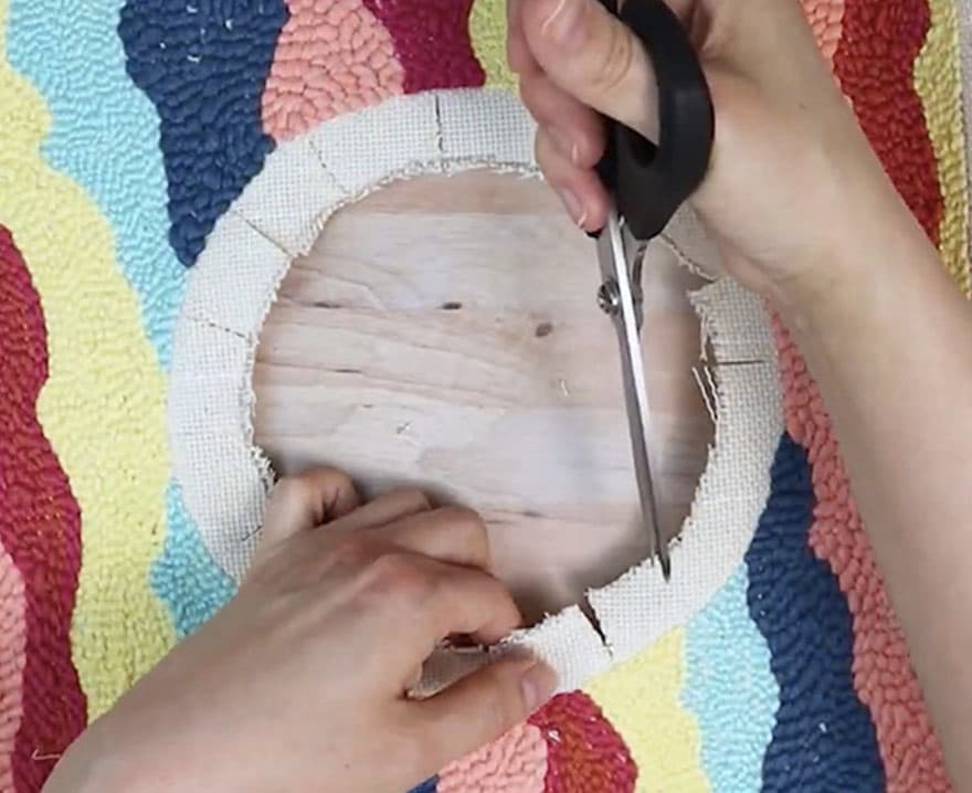 How to Make a Mirror Rug {DIY Punch Needle Mirror} Full Tutorial & Video!