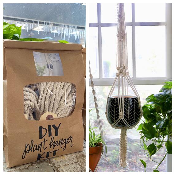 D.I.Y Macrame Plant Hanger Kit - make your own plant hanger! – Kalicramé