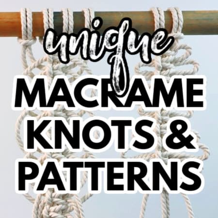 unique macrame knots and patterns featured image