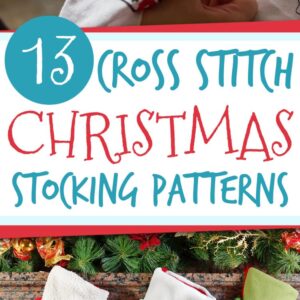 cross stitch Christmas stocking patterns Pinterest pin