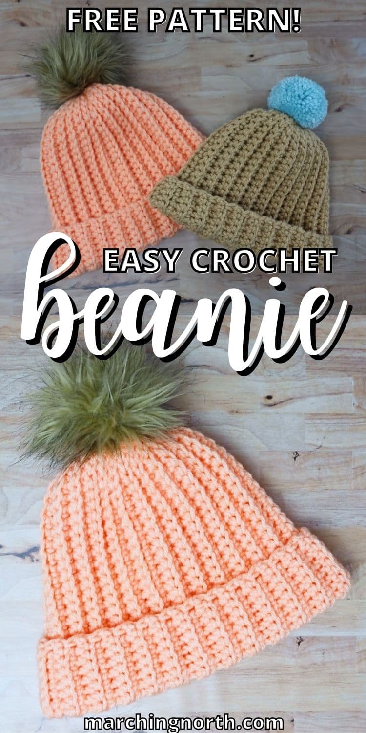 FAST Bulky Crochet Beanie Pattern (Free Tutorial!) 