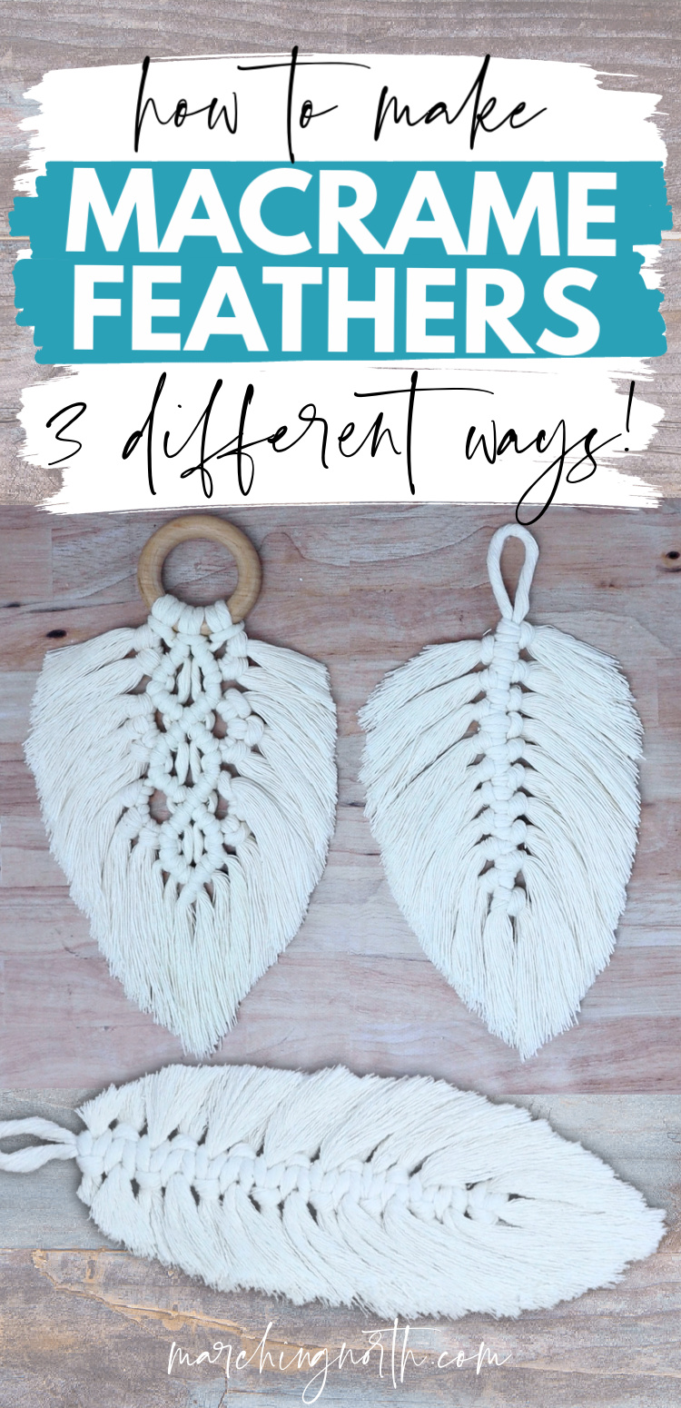 Free Printable Macrame Feather Template