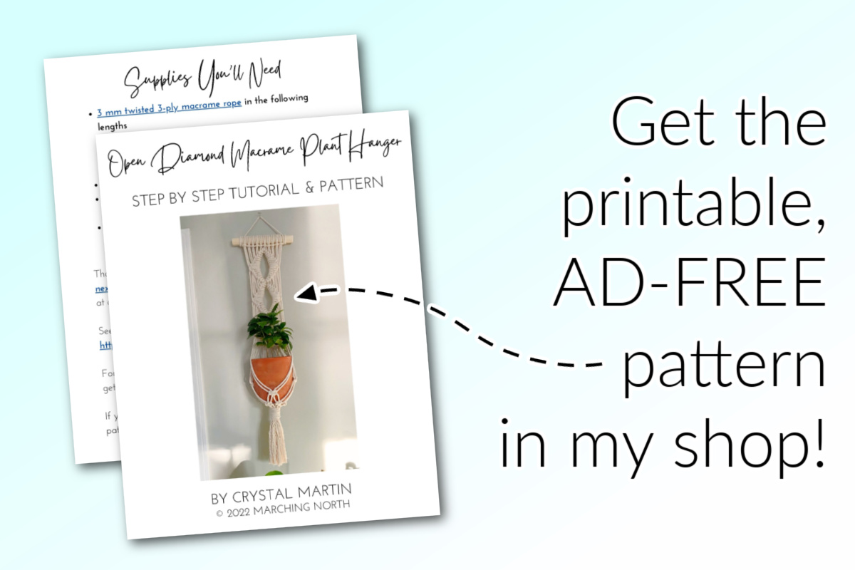 purchase the ad free, printable version of this pattern in my shop