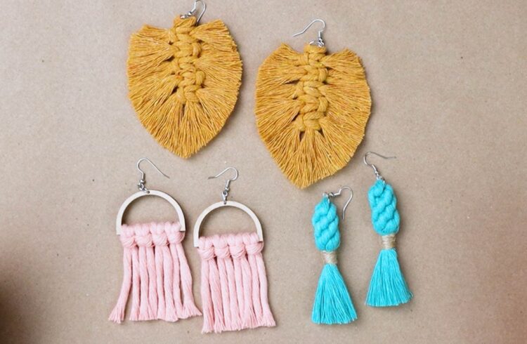 How to Make Macrame Earrings (+3 Free Patterns!) | Marching North
