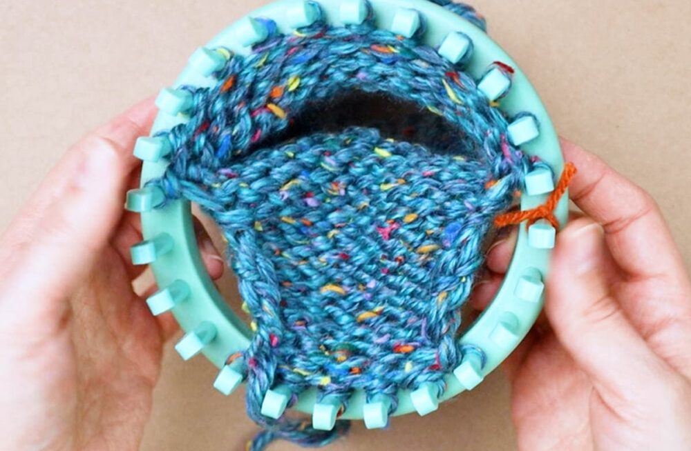 Loom Knit a New Grip  Loom crochet, Round loom knitting, Loom knitting  tutorial