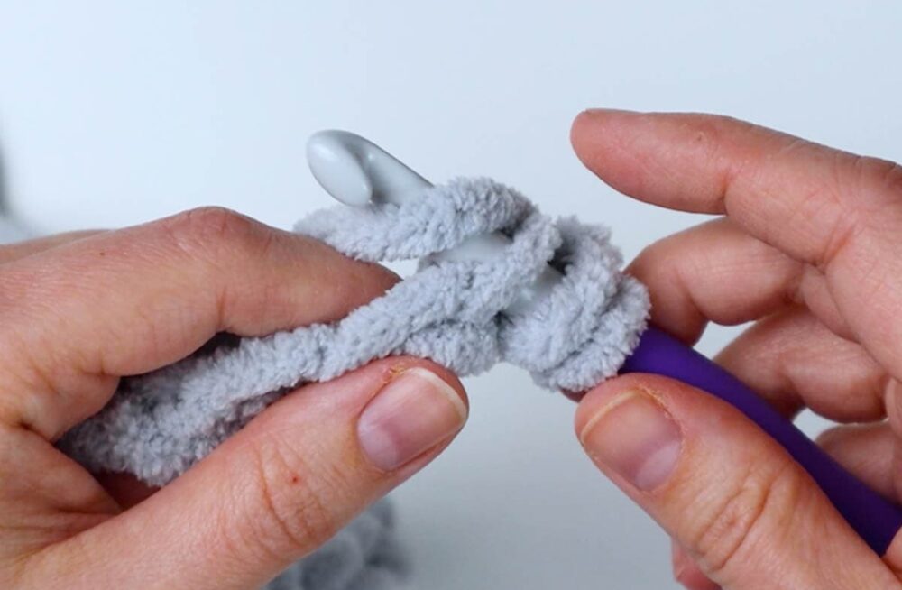 yarn over again | half double crochet instructions