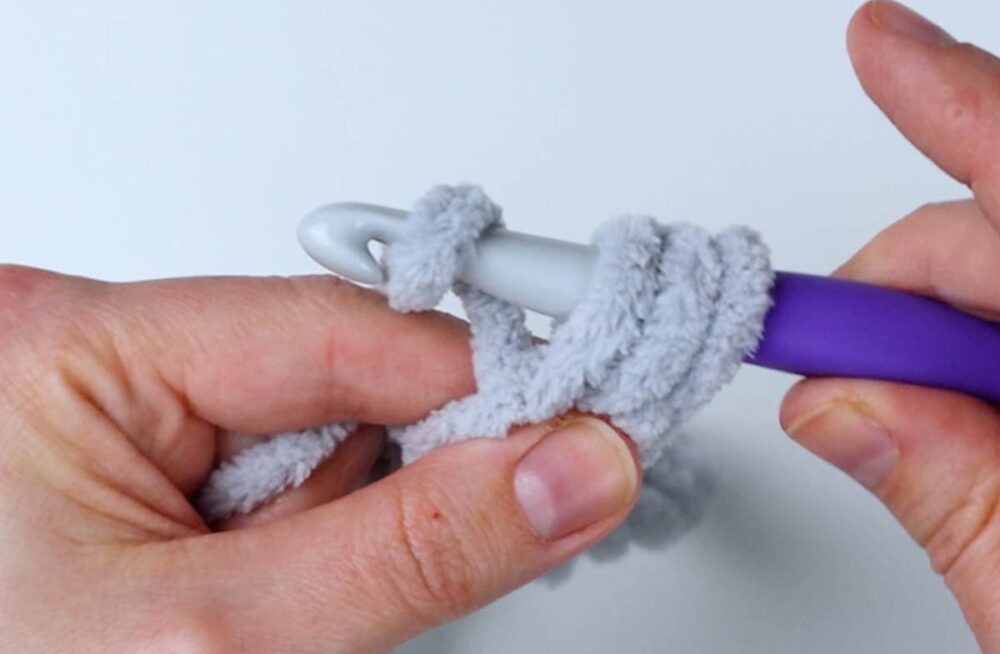 yarn over again | half double crochet instructions
