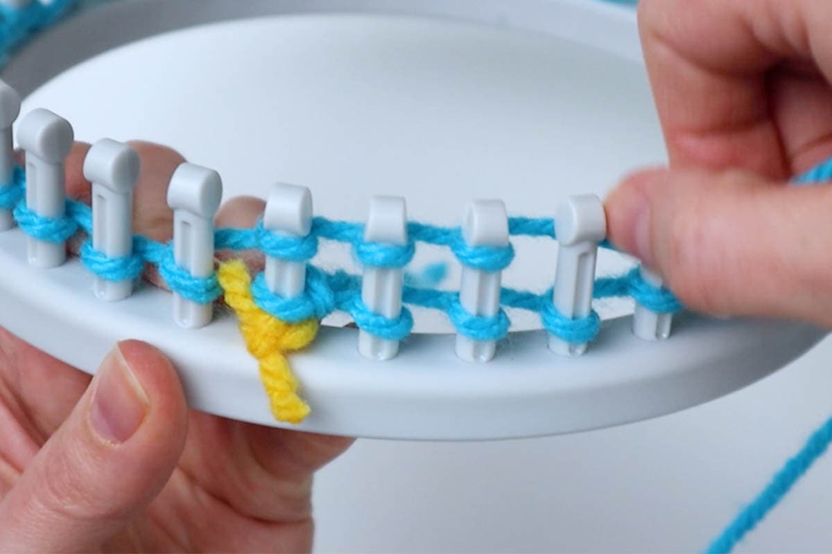 How to Loom Knit a Baby Hat (in 2 Sizes!) Marching North