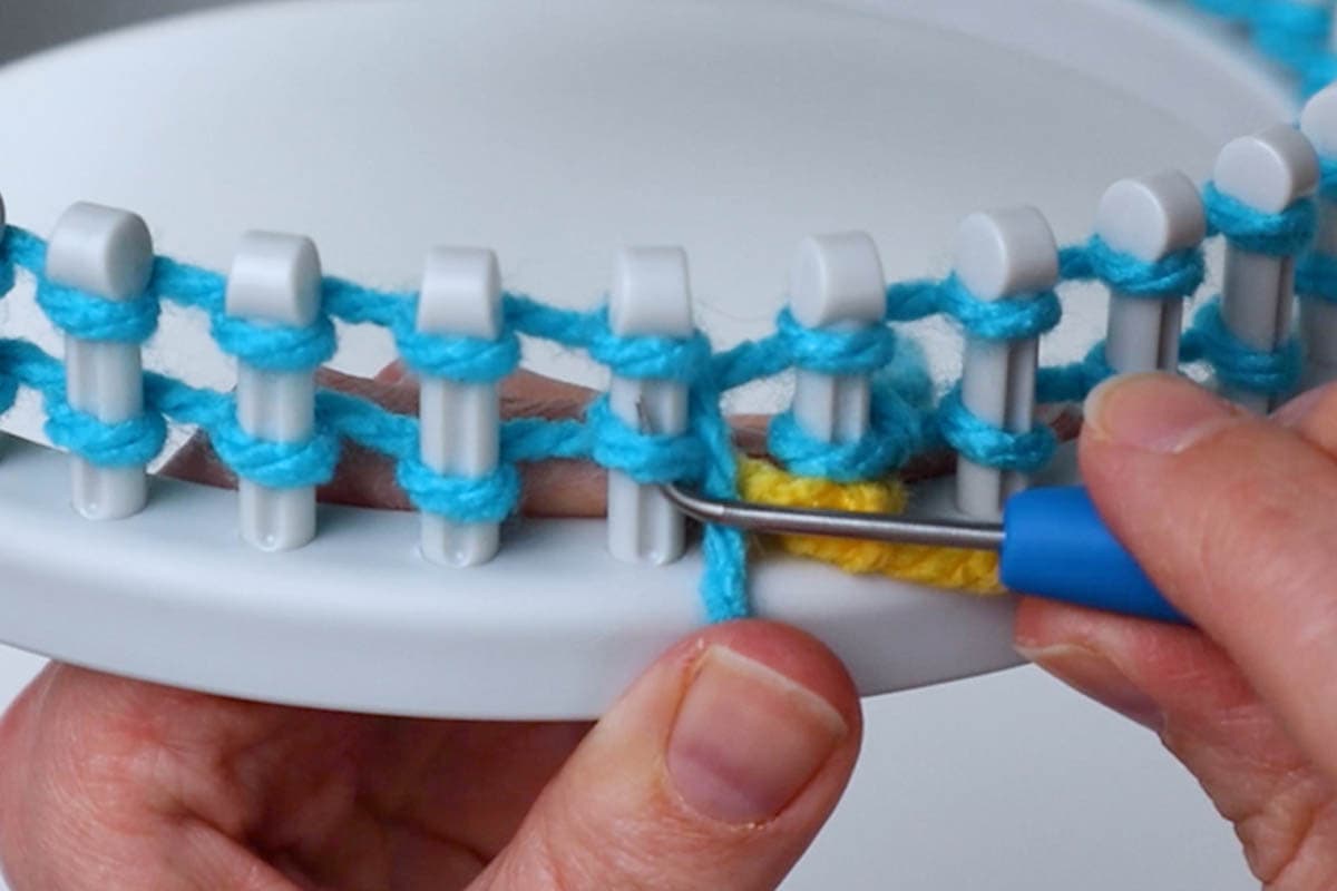 How to Loom Knit a Baby Hat (in 2 Sizes!) Marching North