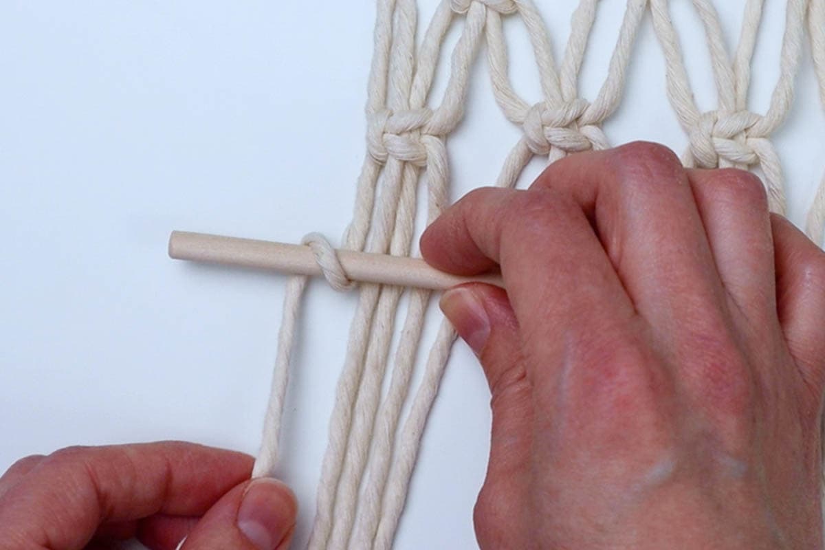 How to Make an Easy DIY Macrame Fruit Hammock Marching North