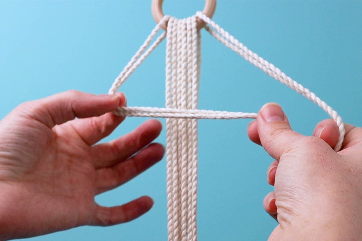 How to Make a Spiral Macrame Plant Hanger (DIY Tutorial & Video