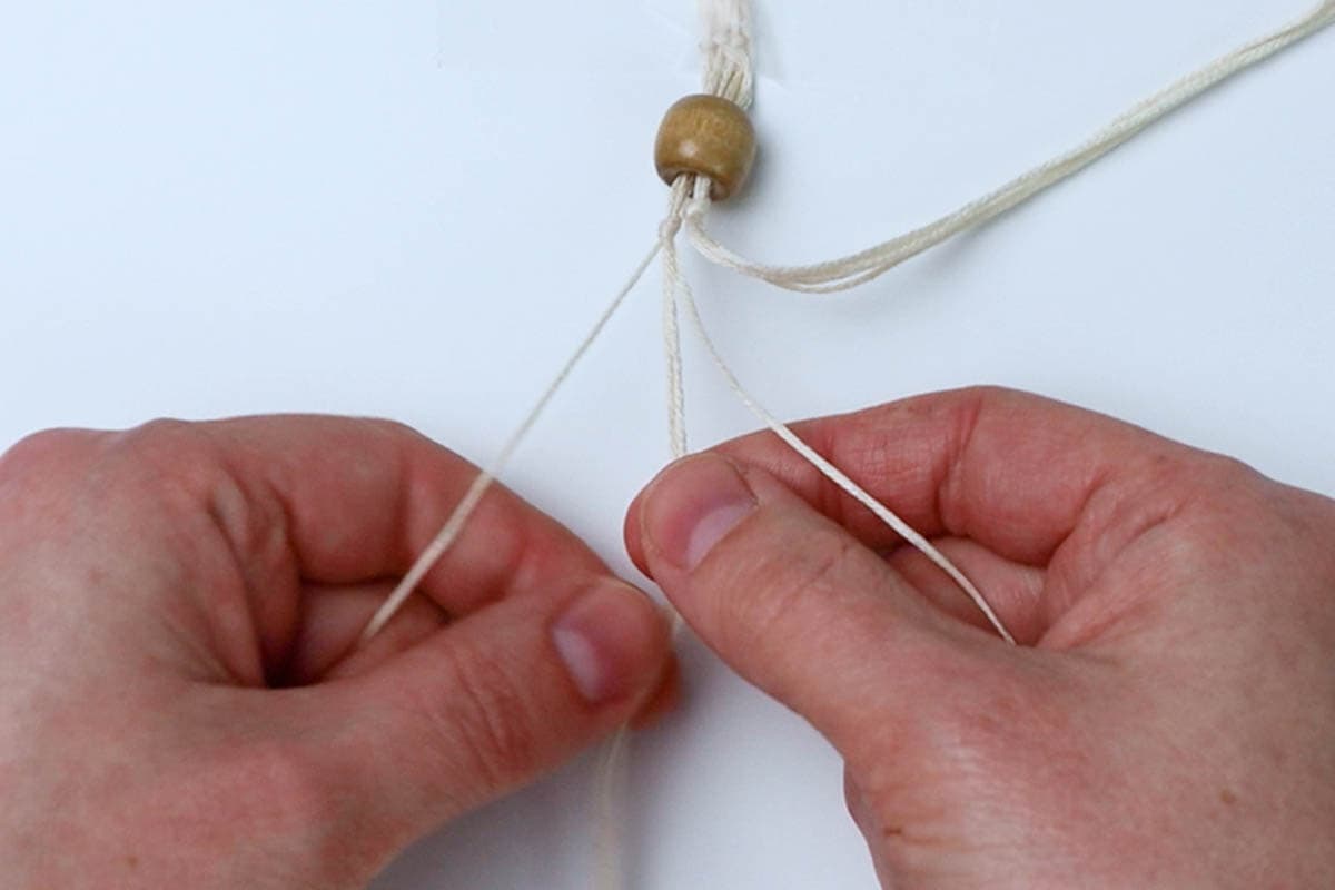 How to Make an Interchangeable Macrame Crystal Necklace Marching