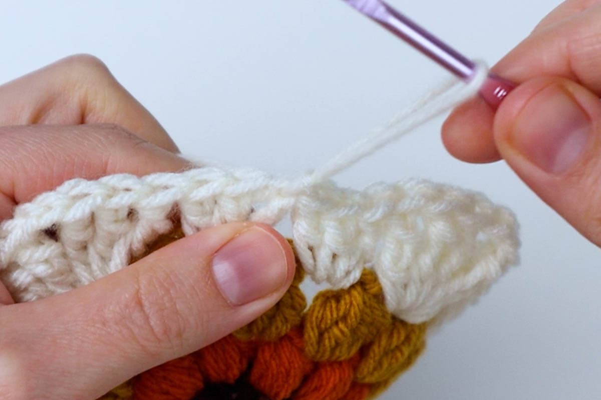 finish off the last round of the granny square and you're done!