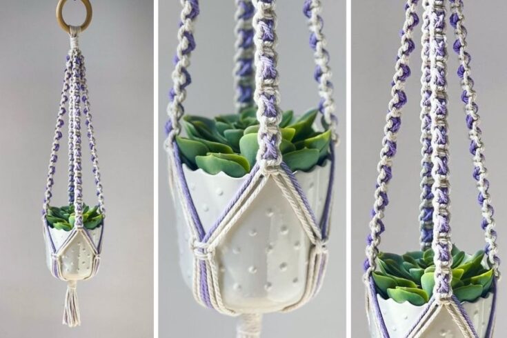 27 Free Step-By-Step Macrame Plant Hanger Patterns (with Tutorials ...