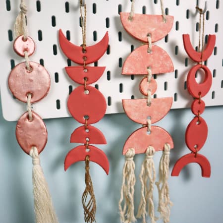 Boho DIY Clay Wall Hanging (4 Different Designs to Try!)