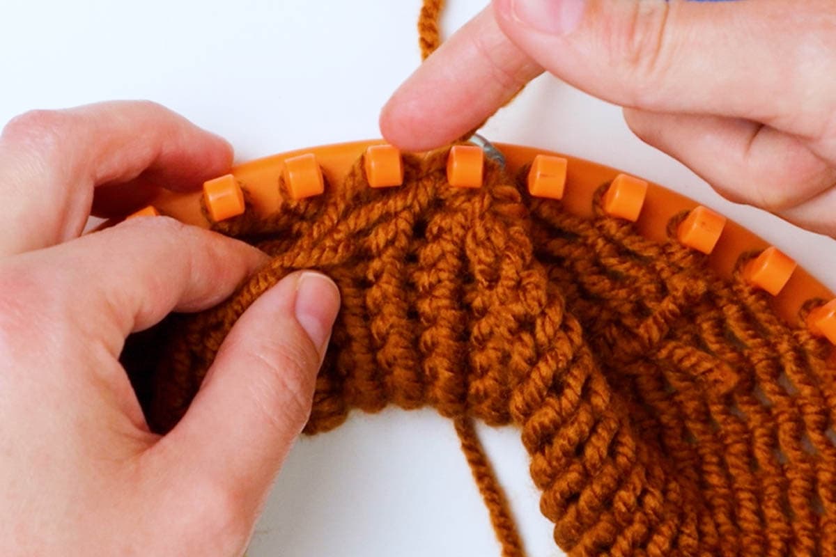 How to Loom Knit a Cozy Striped Hat (For Beginners!)