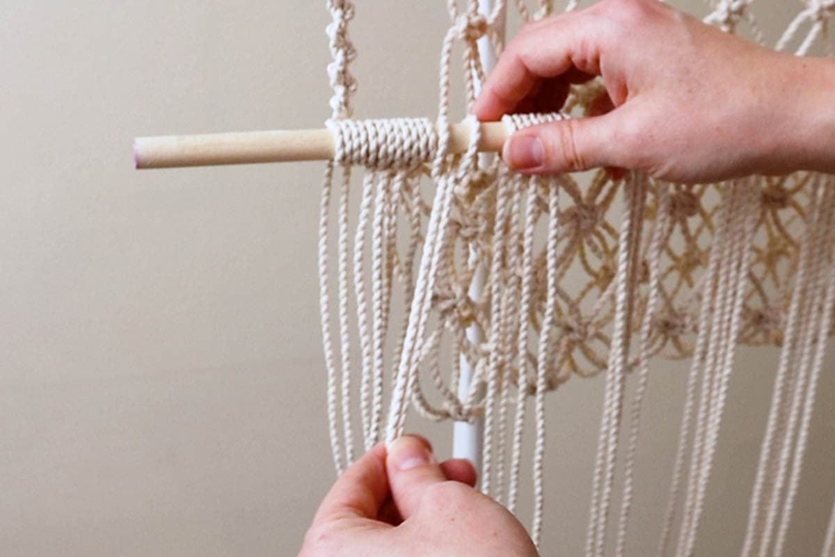 adding a piece of fringe