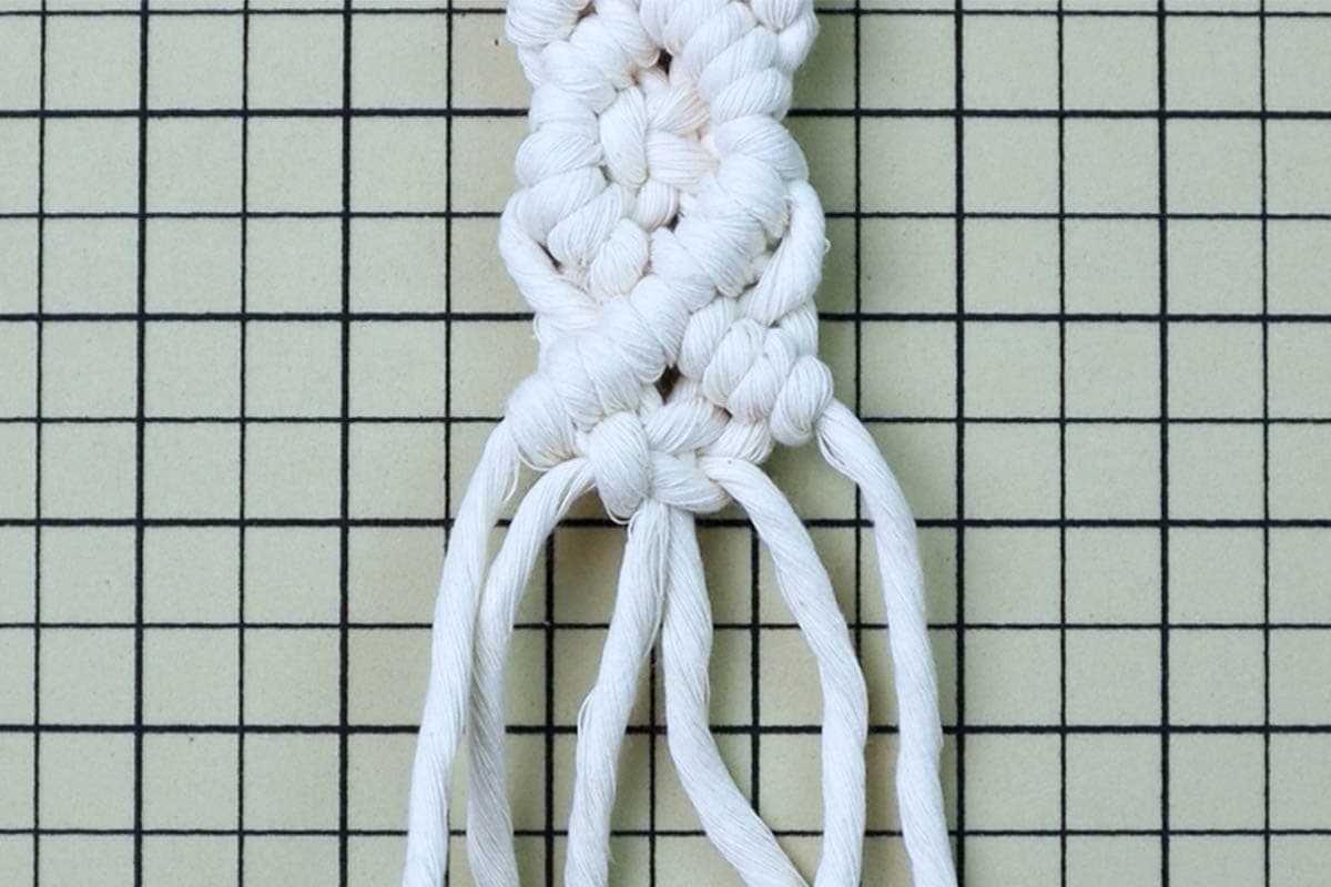 DIY Macrame Diamond Keychain (Free Pattern & Video!) | Marching North