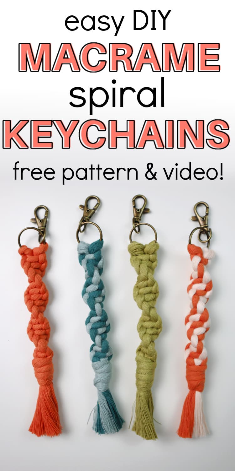 Macrame Keychain Pattern – Tutorial Series