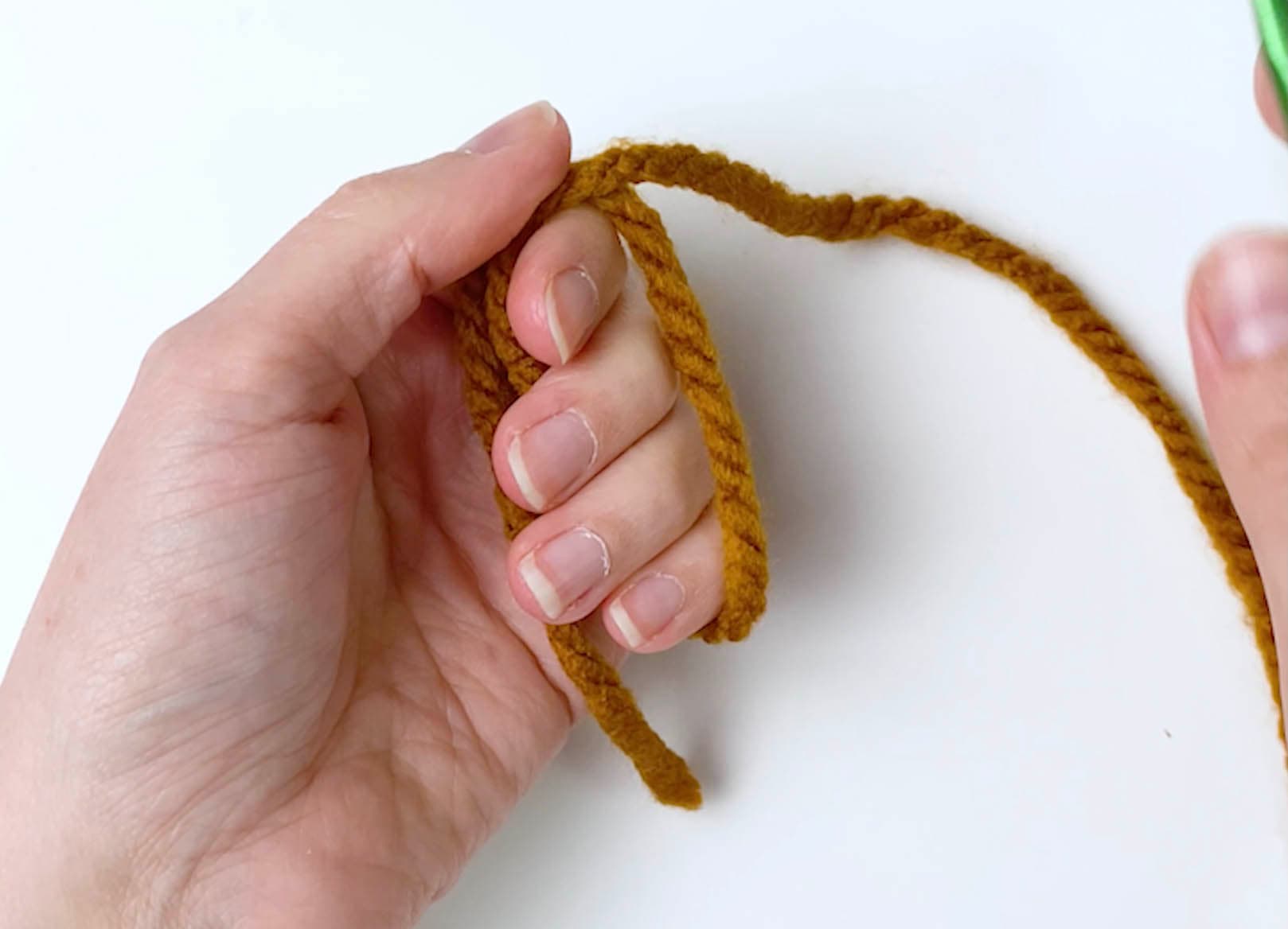 New Adjustable Crochet Finger Ring Index Finger Woven Hook Woven Tail Ring  M 