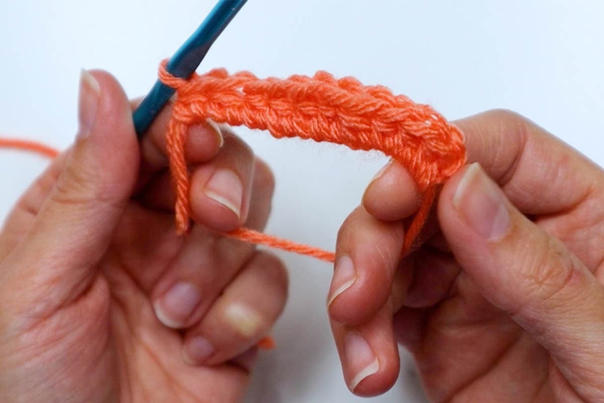 make 10 half double crochets in the ring
