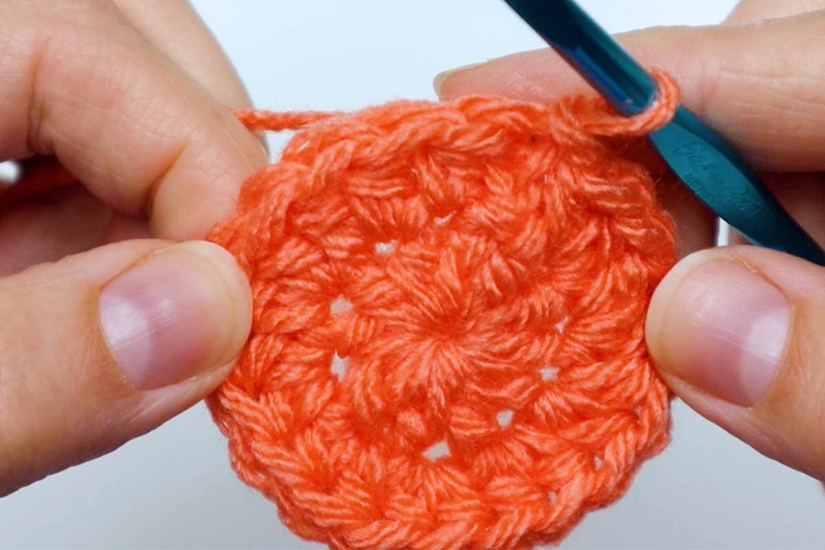 slip stitch into top of chain 2 to close round
