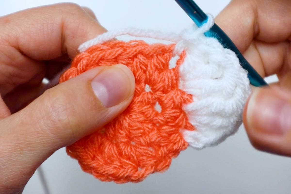 slip stitch in the next stitch