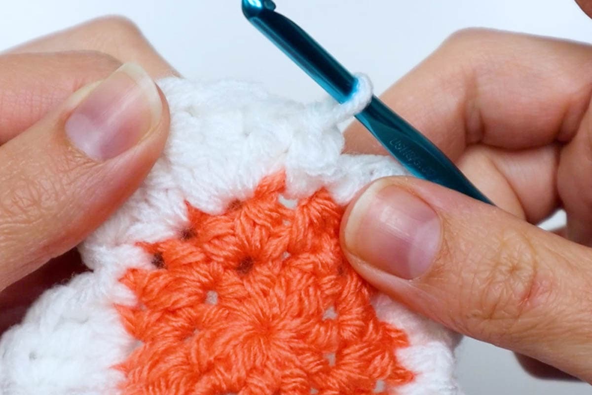 slip stitch to start next round