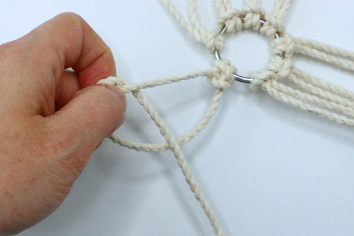 tying a half hitch knot