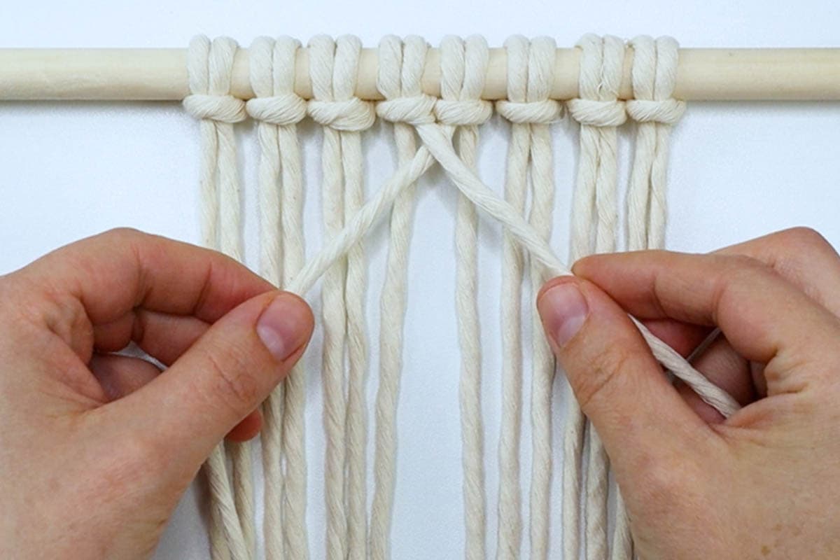 How to Make a Macrame Feather Wall Hanging (Tutorial) | Marching North