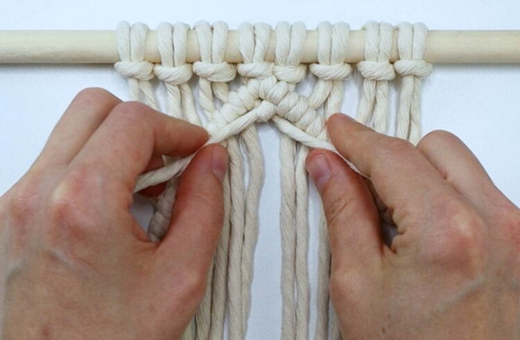 How to Make a Macrame Feather Wall Hanging (Tutorial) | Marching North