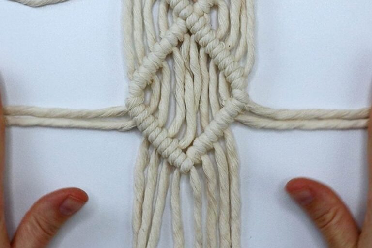 How to Make a Macrame Feather Wall Hanging (Tutorial) | Marching North