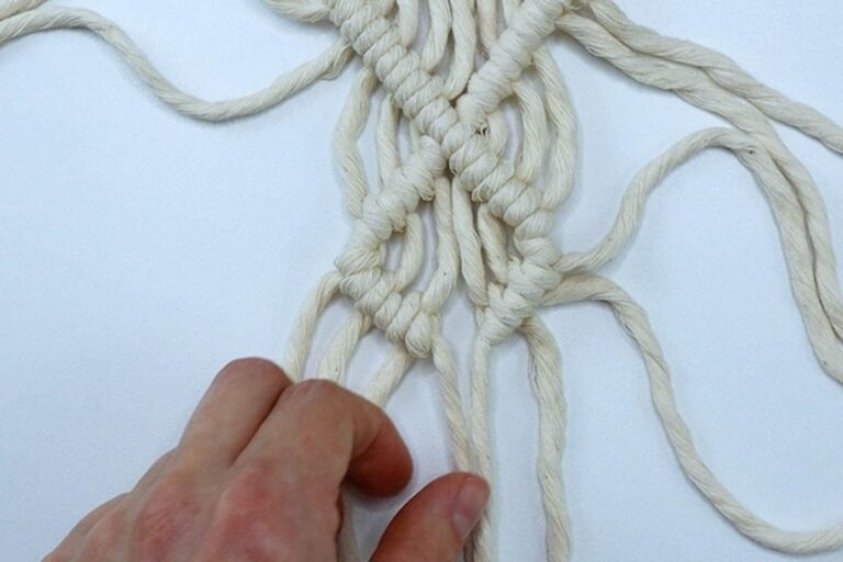 How to Make a Macrame Feather Wall Hanging (Tutorial) | Marching North