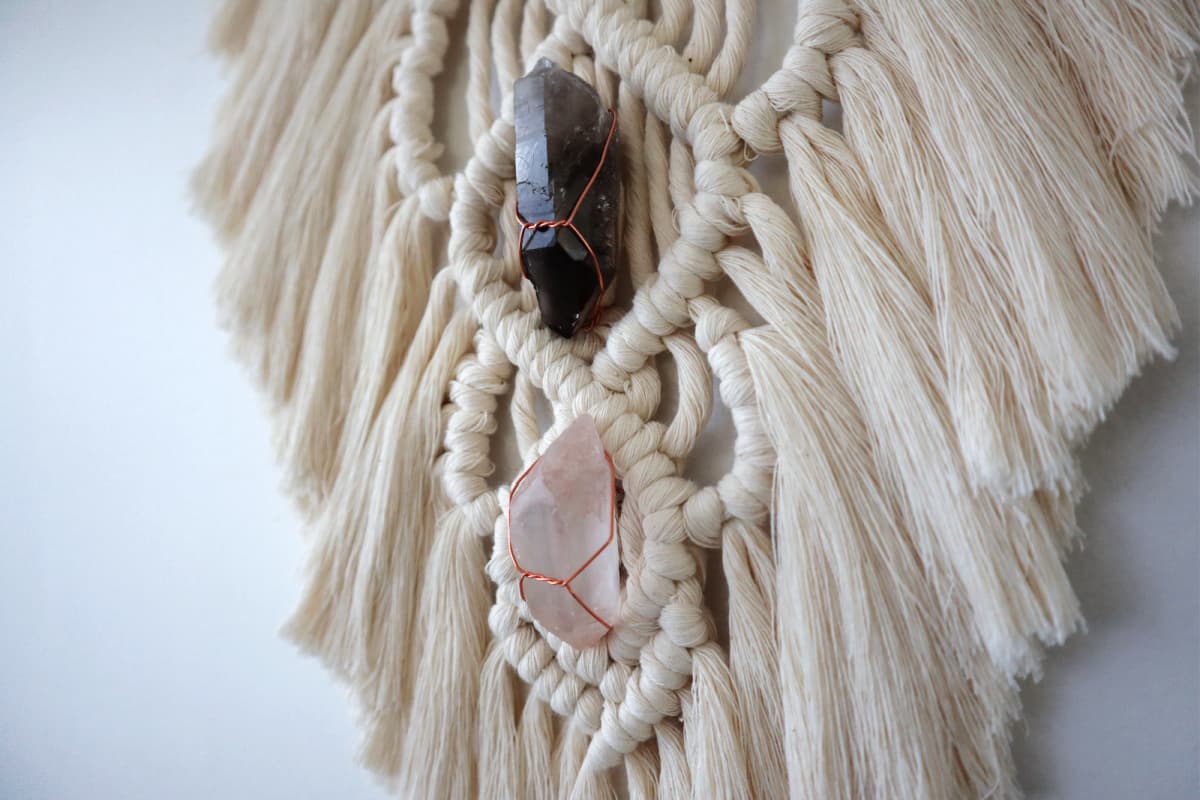 How to Make a Macrame Feather Wall Hanging (Tutorial) | Marching North