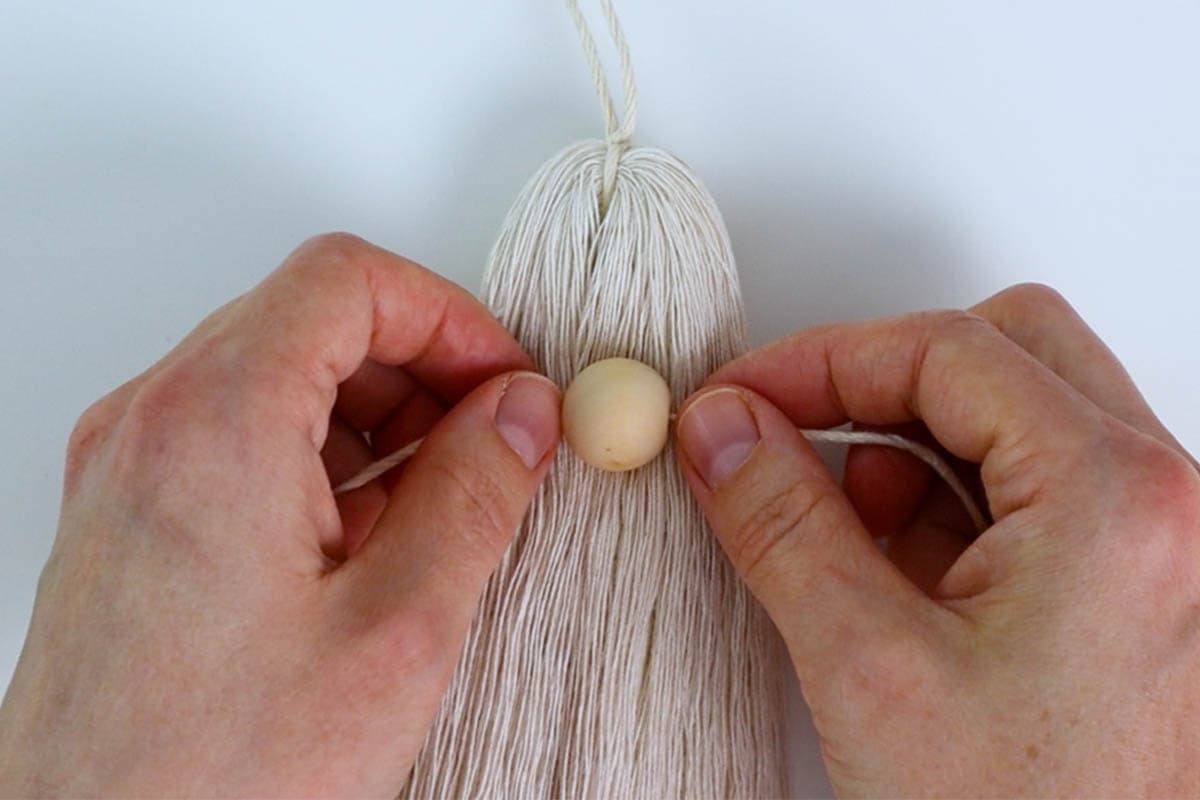 How To Make Easy Diy Macrame Gnome Christmas Ornaments Marching North